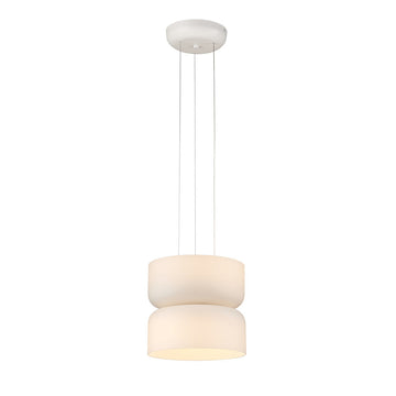 Lámpara colgante DUBLIN 2 x 6W, luz cálida 3000°K, 127V de Quor Lighting - Q50712-WH