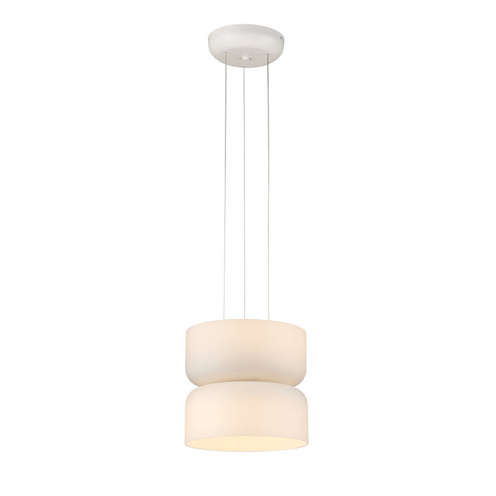 Lámpara colgante DUBLIN 2 x 6W, luz cálida 3000°K, 127V de Quor Lighting - Q50712-WH