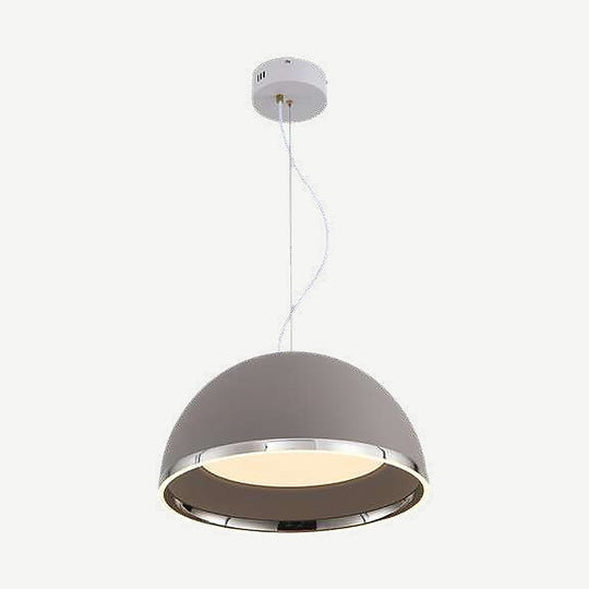 Lámpara colgante HALO 62W, luz cálida 3000°K, 127V de Quor Lighting - Gris