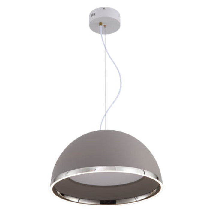 Lámpara colgante HALO 60W (Ø60cm), luz cálida 3000°K, 127V de Quor Lighting - Q60028-GY