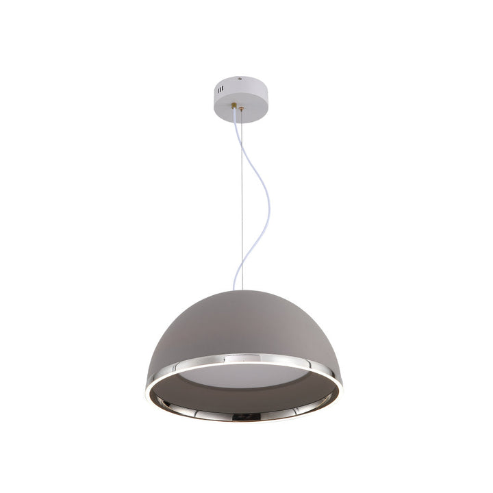 Lámpara colgante HALO 60W (Ø60cm), luz cálida 3000°K, 127V de Quor Lighting - Q60028-GY