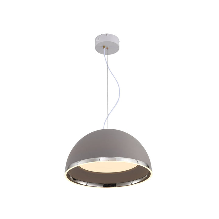 Lámpara colgante HALO 60W (Ø60cm), luz cálida 3000°K, 127V de Quor Lighting - Q60028-GY