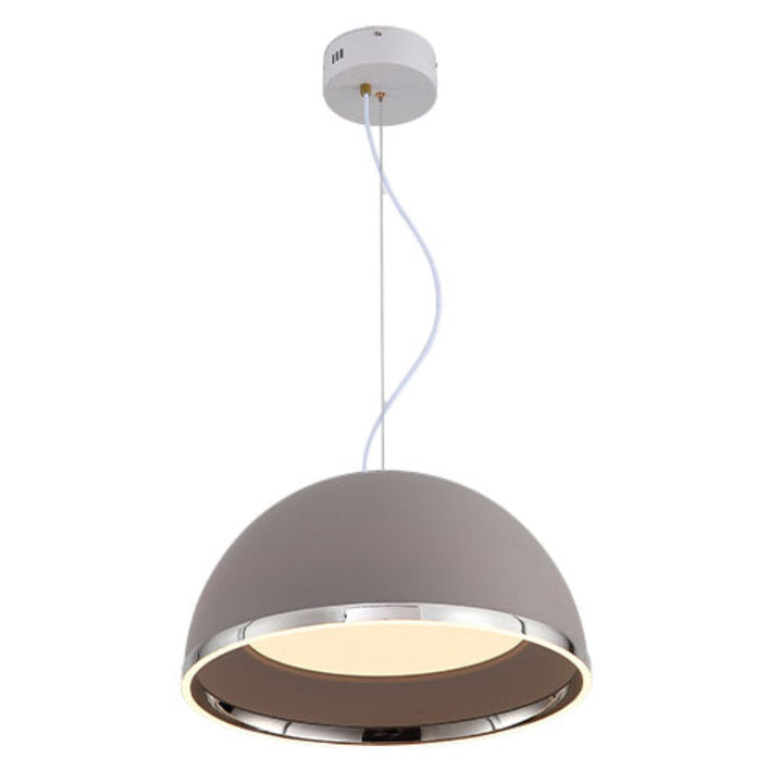 Lámpara colgante HALO 60W (Ø60cm), luz cálida 3000°K, 127V de Quor Lighting - Q60028-GY