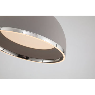 Lámpara colgante HALO 60W (Ø60cm), luz cálida 3000°K, 127V de Quor Lighting - Q60028-GY