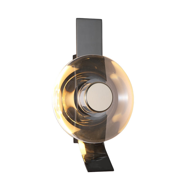 Luminario de muro CAMELOT 5W, luz cálida 3000°K, 127V de Quor Lighting - Q61011-BKGD