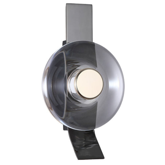 Luminario de muro CAMELOT 5W, luz cálida 3000°K, 127V de Quor Lighting - Q61011-BKGD