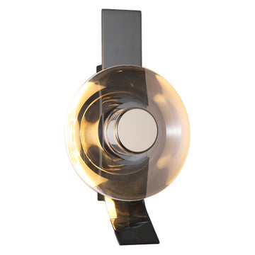Luminario de muro CAMELOT 5W, luz cálida 3000°K, 127V de Quor Lighting - Q61011-BKGD