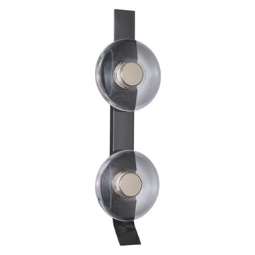 Luminario de muro CAMELOT 10W, luz cálida 3000°K, 127V de Quor Lighting - Q61012-BKGD