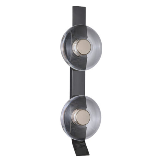 Luminario de muro CAMELOT 10W, luz cálida 3000°K, 127V de Quor Lighting - Q61012-BKGD