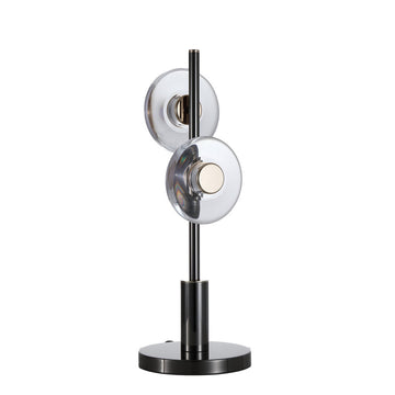 Lámpara de mesa CAMELOT 10W, luz cálida 3000°K, 127V de Quor Lighting - Q61022-BKGD