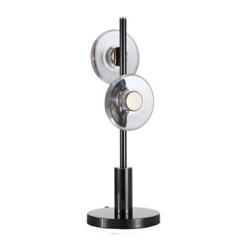 Lámpara de mesa CAMELOT 10W, luz cálida 3000°K, 127V de Quor Lighting - Q61022-BKGD