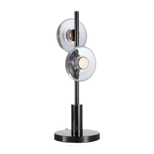 Lámpara de mesa CAMELOT 10W, luz cálida 3000°K, 127V de Quor Lighting - Q61022-BKGD