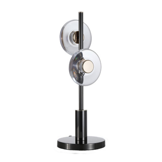 Lámpara de mesa CAMELOT 10W, 3000K, 127V de Quor Lighting – SKU Q61022-BKGD – Quor Lighting