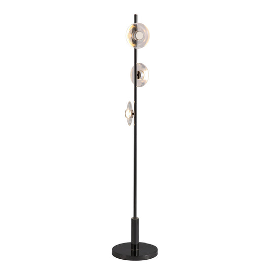 Lámpara de piso CAMELOT 15W, luz cálida 3000°K, 127V de Quor Lighting - Q61023-BKGD