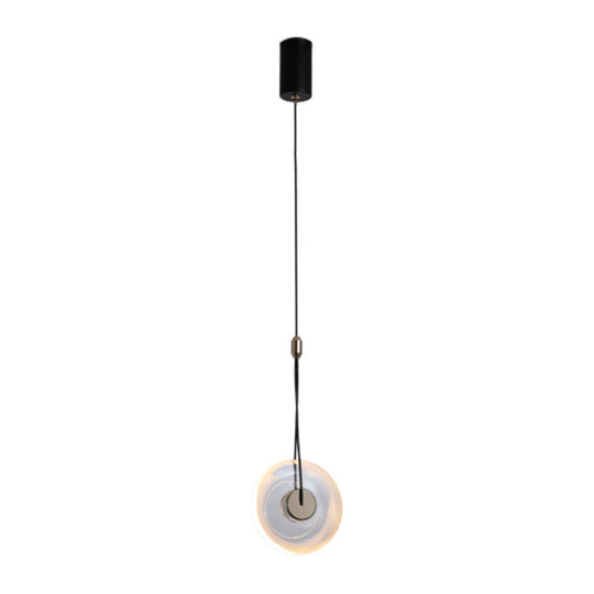 Lámpara colgante CAMELOT 5W, luz cálida 3000°K, 127V de Quor Lighting - Q61111-BKGD