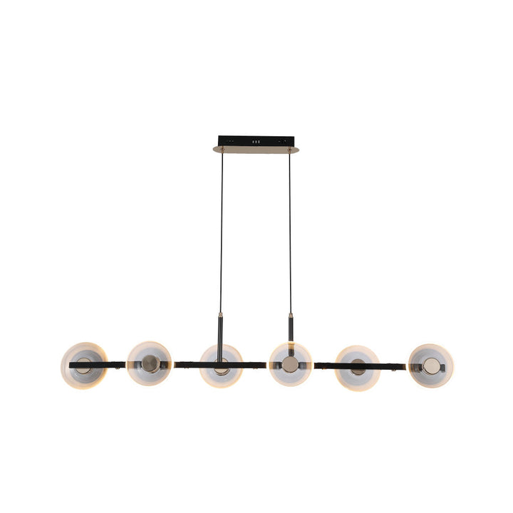 Lámpara colgante CAMELOT 32W, luz cálida 3000°K, 127V de Quor Lighting - Q61116-BKGD