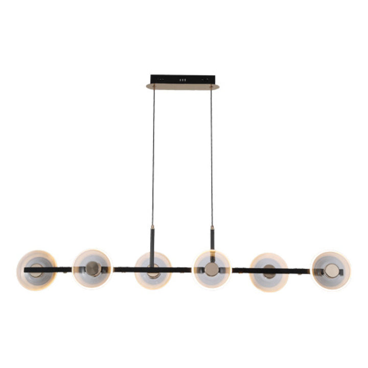 Lámpara colgante CAMELOT 32W, luz cálida 3000°K, 127V de Quor Lighting - Q61116-BKGD