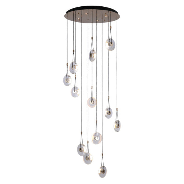 Lámpara colgante CAMELOT 72W, luz cálida 3000°K, 127V de Quor Lighting - Q61122-BKGD