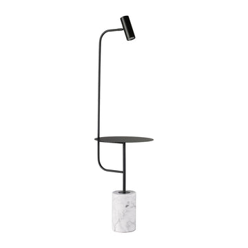 Lámpara de piso SEKI, base GU10, foco no incluido, 127V de Quor Lighting - Q70270-BK
