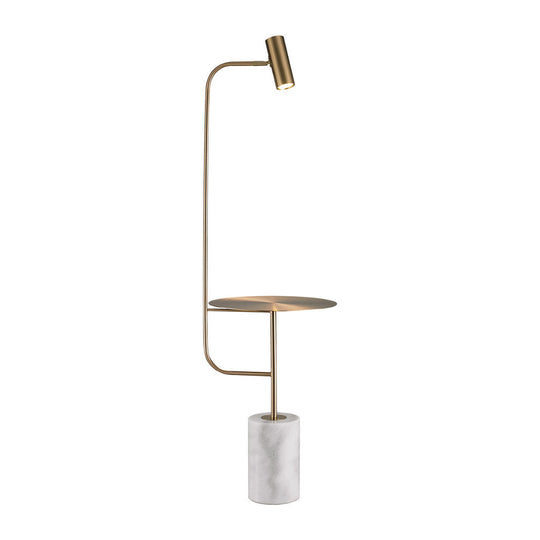 Lámpara de piso SEKI 50W máx., color de luz según foco, 127V de Quor Lighting – SKU Q70270-GD – Quor Lighting