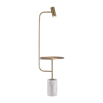 Lámpara de piso SEKI, base GU10, foco no incluido, 127V de Quor Lighting - Q70270-GD