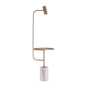 Lámpara de piso SEKI, base GU10, foco no incluido, 127V de Quor Lighting - Q70270-GD