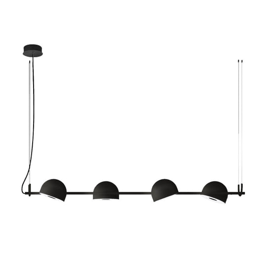 Lámpara colgante ARCADIA 4 x 8W, luz cálida 3000°K, 127V de Quor Lighting - Q74824-BK