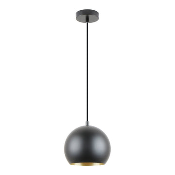 Lámpara colgante OXFORD, base E26, foco no incluido, 127V de Quor Lighting - Q80019-BK