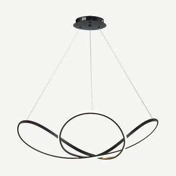Lámpara colgante ROMA 100W, luz cálida 3000°K, 127V de Quor Lighting - Negro