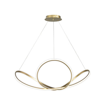 Lámpara colgante ROMA 100W, luz cálida 3000°K, 127V de Quor Lighting - Q81310-GD