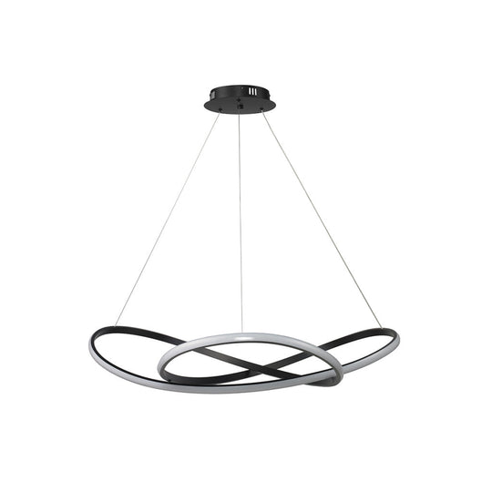 Lámpara colgante ROMA 80W, luz cálida 3000°K, 127V de Quor Lighting - Q81318-BK