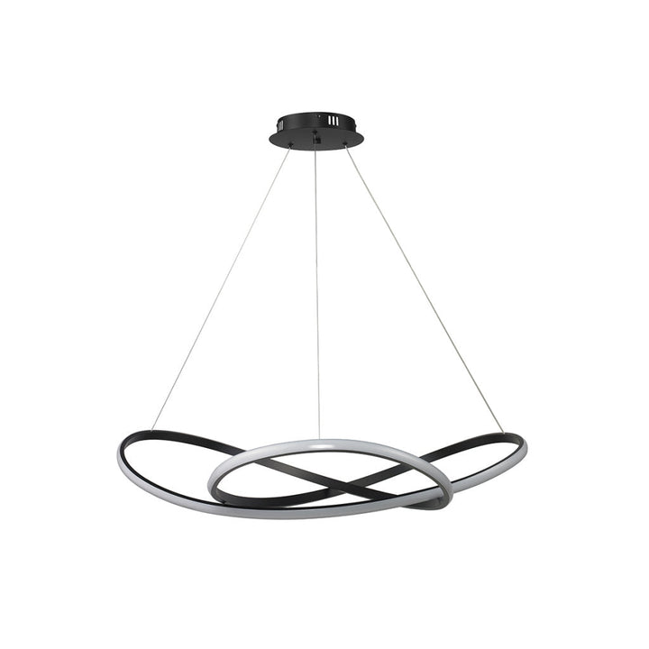 Lámpara colgante ROMA 80W, luz cálida 3000°K, 127V de Quor Lighting - Q81318-BK
