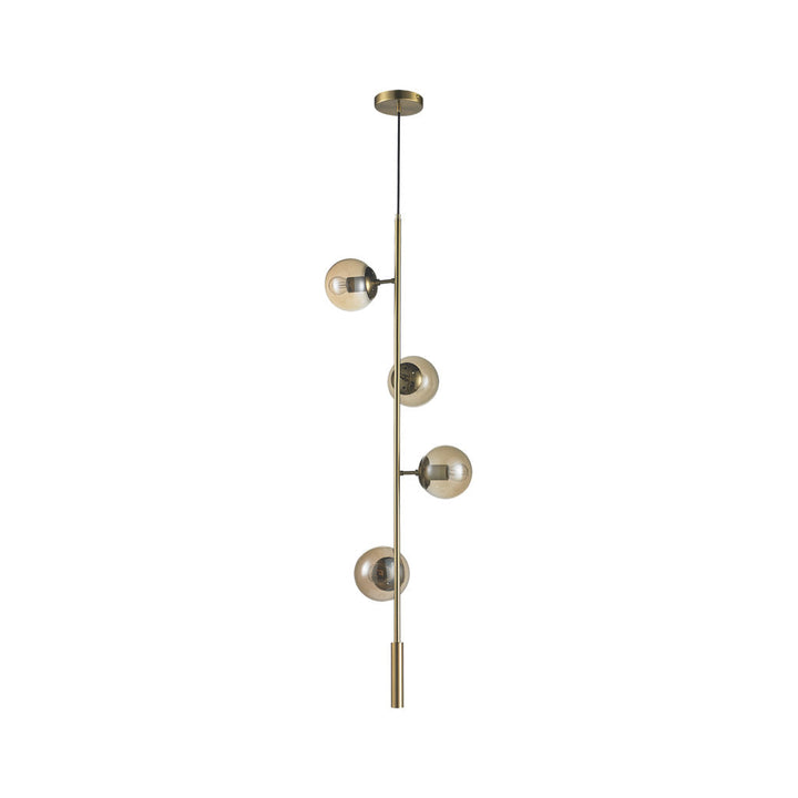 Lámpara colgante TULIP, base E26, foco no incluido, 127V de Quor Lighting - Q81494-BRZ