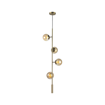 Lámpara colgante TULIP, base E26, foco no incluido, 127V de Quor Lighting - Q81494-BRZ