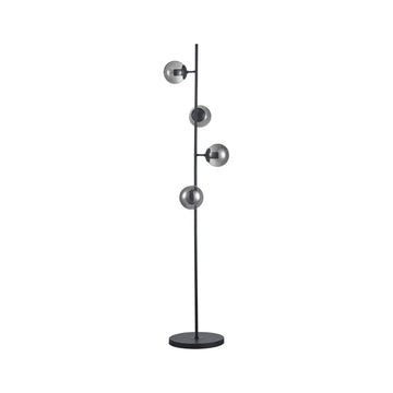 Lámpara de piso TULIP, base E26, foco no incluido, 127V de Quor Lighting - Q81495-BK