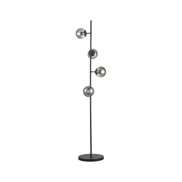 Lámpara de piso TULIP, base E26, foco no incluido, 127V de Quor Lighting - Q81495-BK