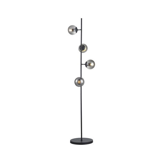 Lámpara de piso TULIP, base E26, foco no incluido, 127V de Quor Lighting - Q81495-BK
