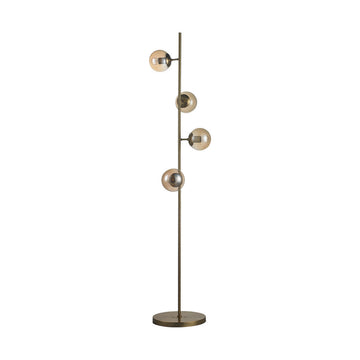Lámpara de piso TULIP, base E26, foco no incluido, 127V de Quor Lighting - Q81495-BRZ