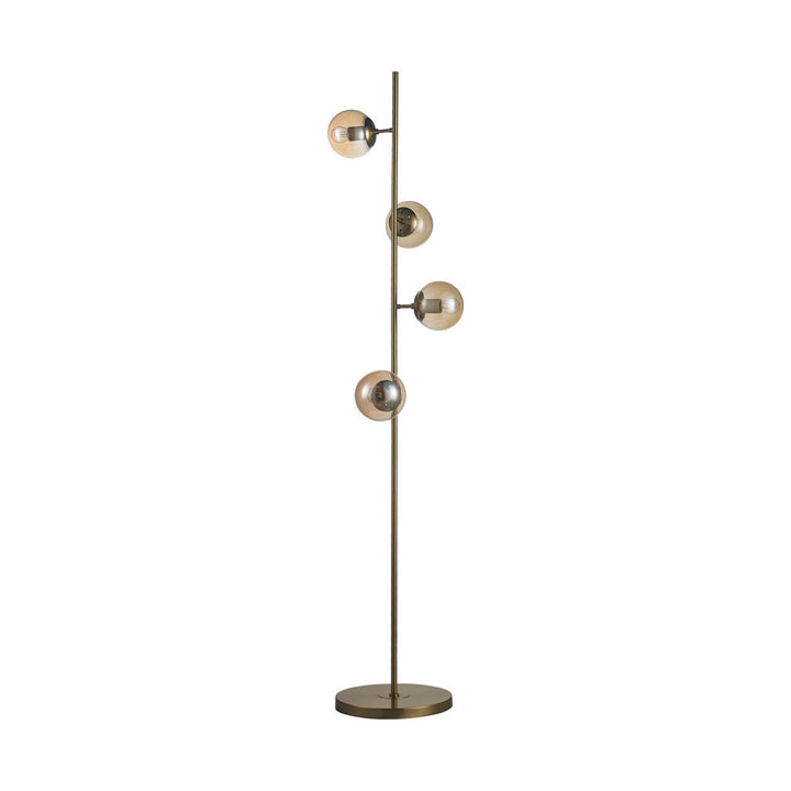 Lámpara de piso TULIP, base E26, foco no incluido, 127V de Quor Lighting - Q81495-BRZ
