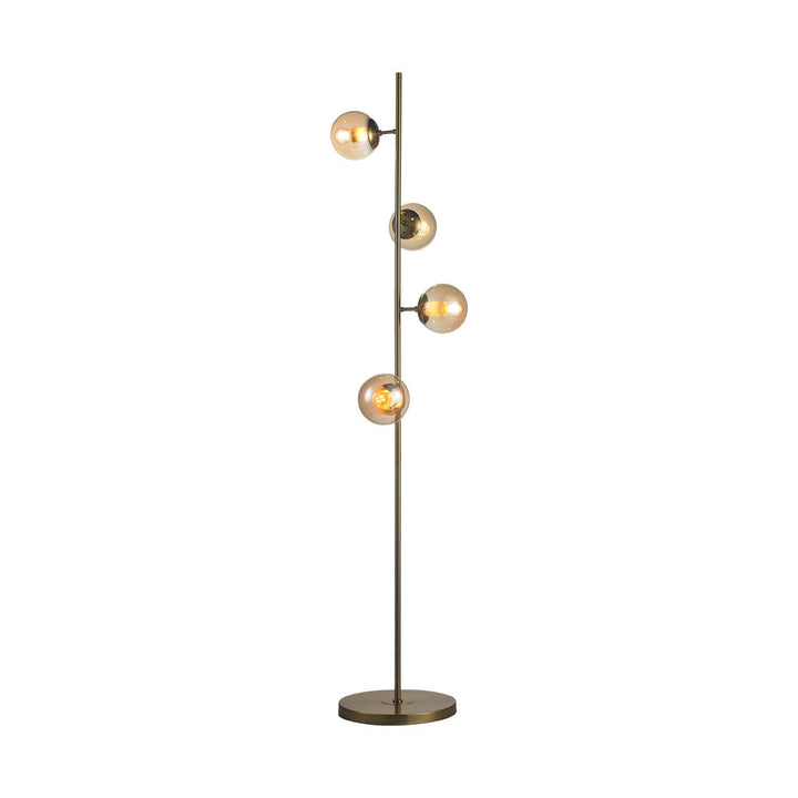 Lámpara de piso TULIP, base E26, foco no incluido, 127V de Quor Lighting - Q81495-BRZ