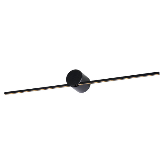 Luminario de muro GRAFF 6W (60cm), luz cálida 3000°K, 127V de Quor Lighting - Q83606-BK