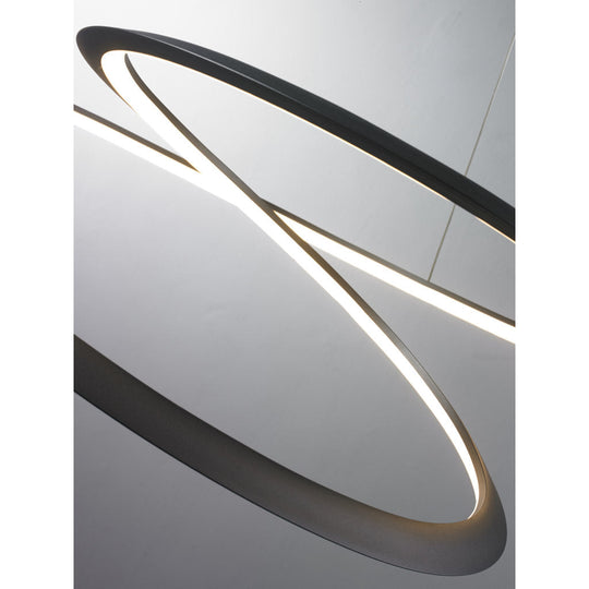 Lámpara colgante ALINA 30W, luz cálida 3000°K, 127V de Quor Lighting - Q88266-BK