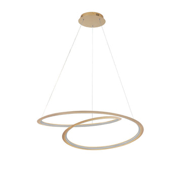 Lámpara colgante ALINA 30W, luz cálida 3000°K, 127V de Quor Lighting - Q88266-BSS