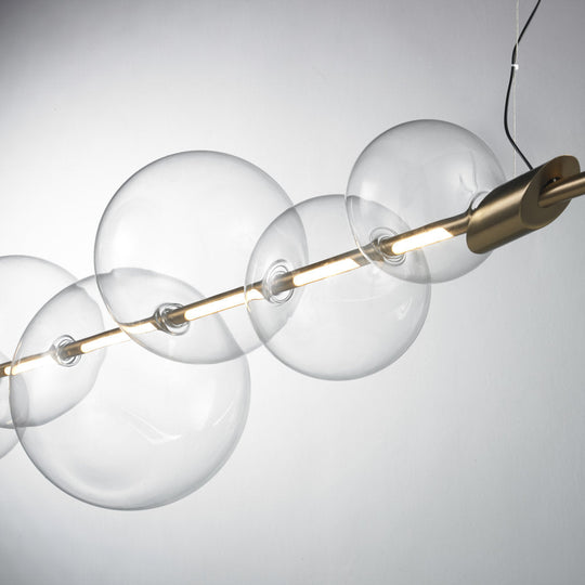 Lámpara colgante DANTE 12W, luz cálida 3000°K, 127V de Quor Lighting - Q88695-GD