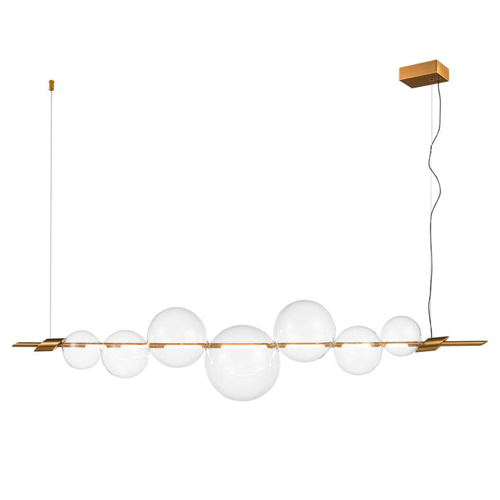 Lámpara colgante DANTE 12W, luz cálida 3000°K, 127V de Quor Lighting - Q88695-GD