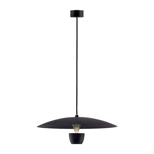 Lámpara colgante IRENE 12W (Ø30cm), luz cálida 3000°K, 127V de Quor Lighting - Q89113-BK