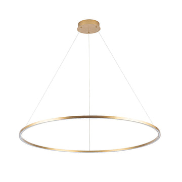 Lámpara colgante NEO 54W, color de luz selectable cálida 3000°K / neutro 4000°K / frío 6000°K, atenuable, 127V de Quor Lighting - Q90100-BG