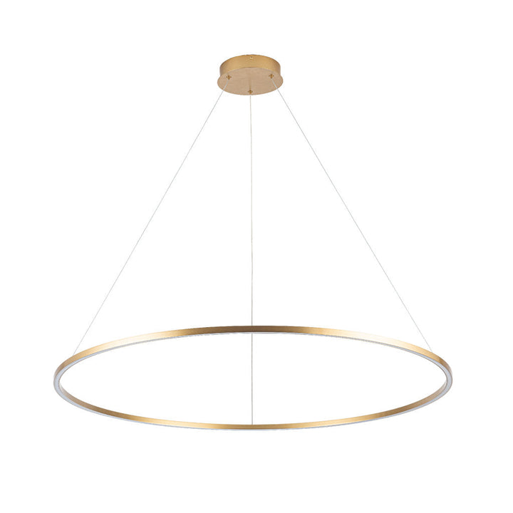 Lámpara colgante NEO 54W, color de luz selectable cálida 3000°K / neutro 4000°K / frío 6000°K, atenuable, 127V de Quor Lighting - Q90100-BG