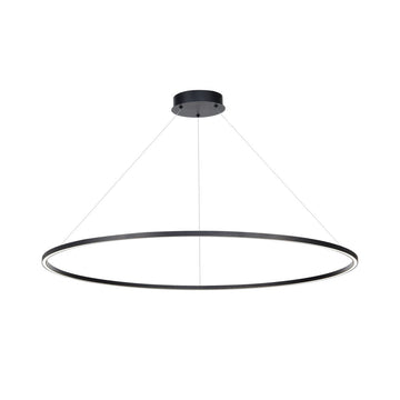 Lámpara colgante NEO 54W, color de luz selectable cálida 3000°K / neutro 4000°K / frío 6000°K, atenuable, 127V de Quor Lighting - Q90100-BK