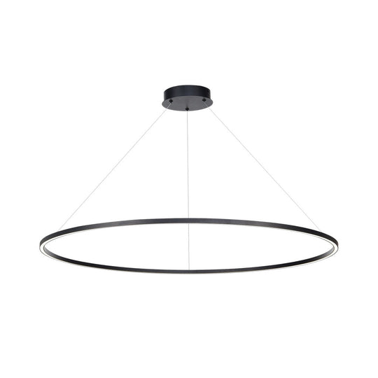Lámpara colgante NEO 54W, color de luz selectable cálida 3000°K / neutro 4000°K / frío 6000°K, atenuable, 127V de Quor Lighting - Q90100-BK